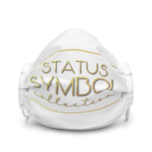 Status Symbol Collection White Logo Premium face mask