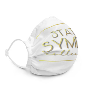 Status Symbol Collection White Logo Premium face mask