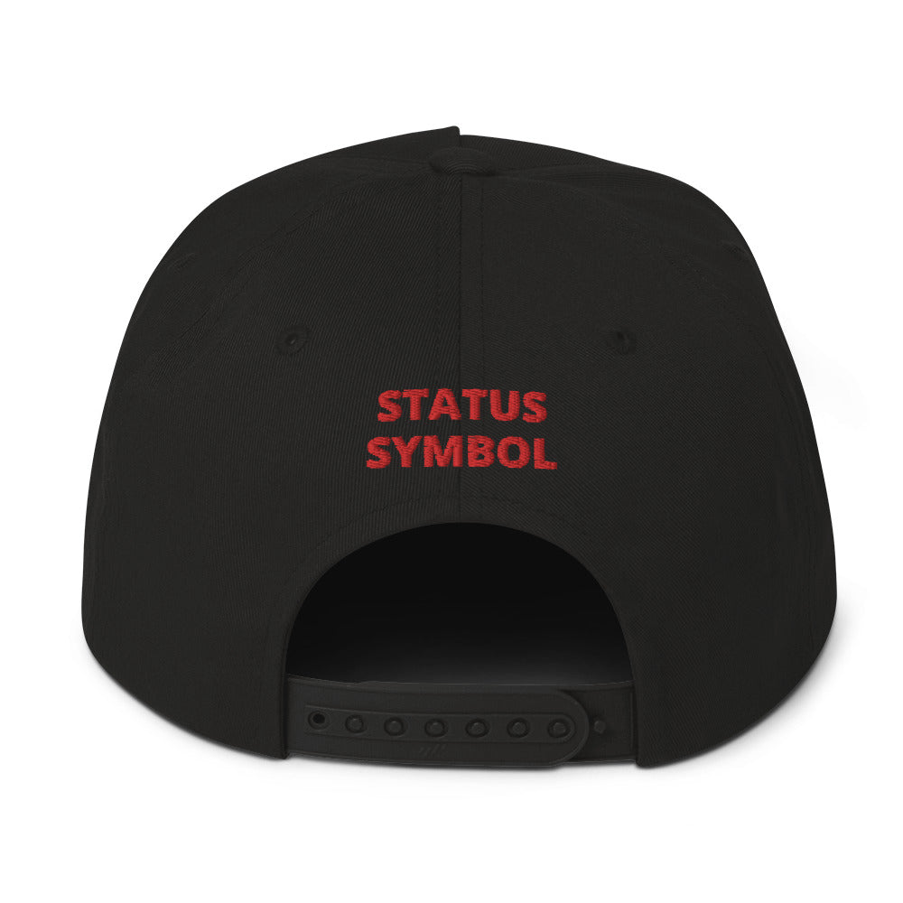 Emblem Status Flat Bill Cap