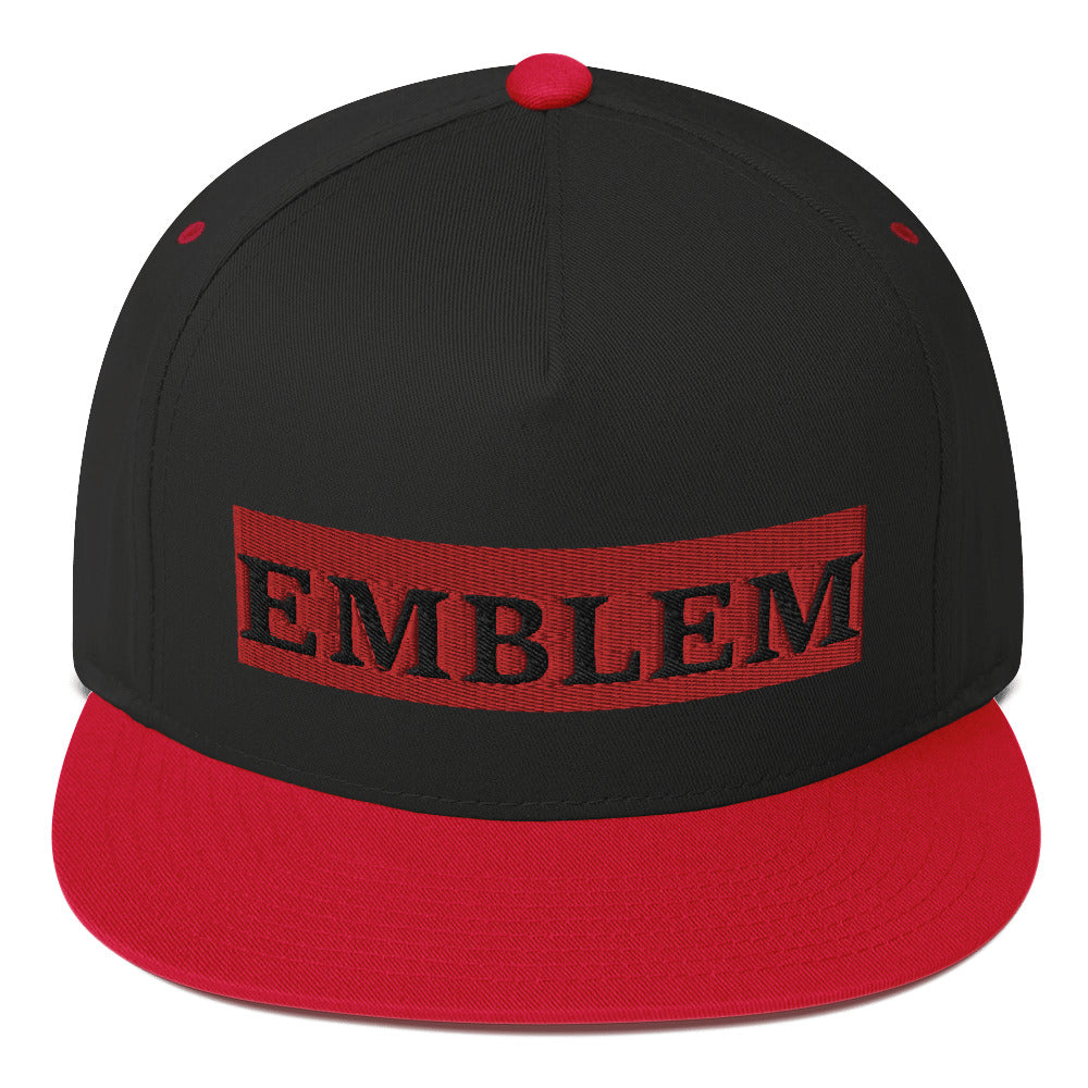 Emblem Status Flat Bill Cap