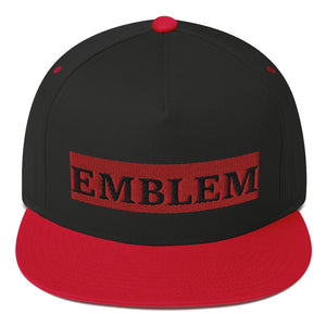 Emblem Status Flat Bill Cap