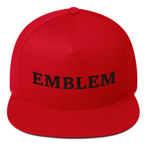 Emblem Status Flat Bill Cap