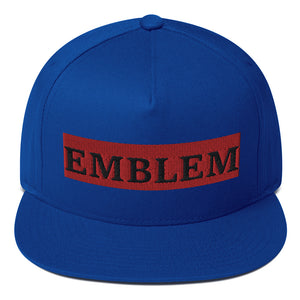 Emblem Status Flat Bill Cap