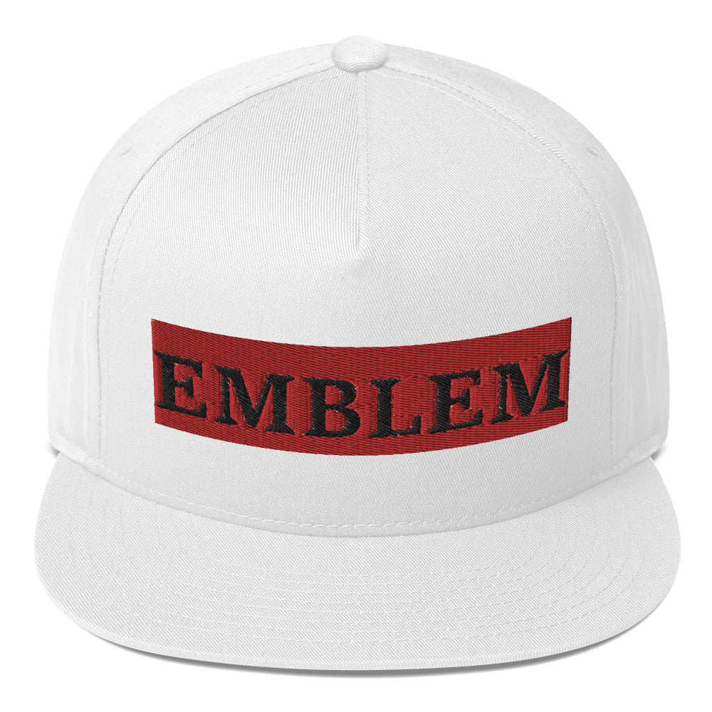 Emblem Status Flat Bill Cap