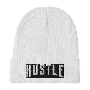 Hustle Status Embroidered Beanie