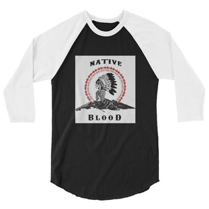 Native Blood Status Men's Raglan Shirt