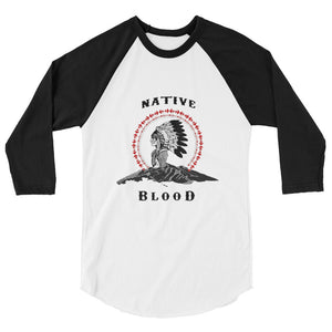 Native Blood Status Men's Raglan Shirt