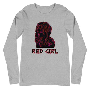 Red Girl Status Women's Long Sleeve Tee