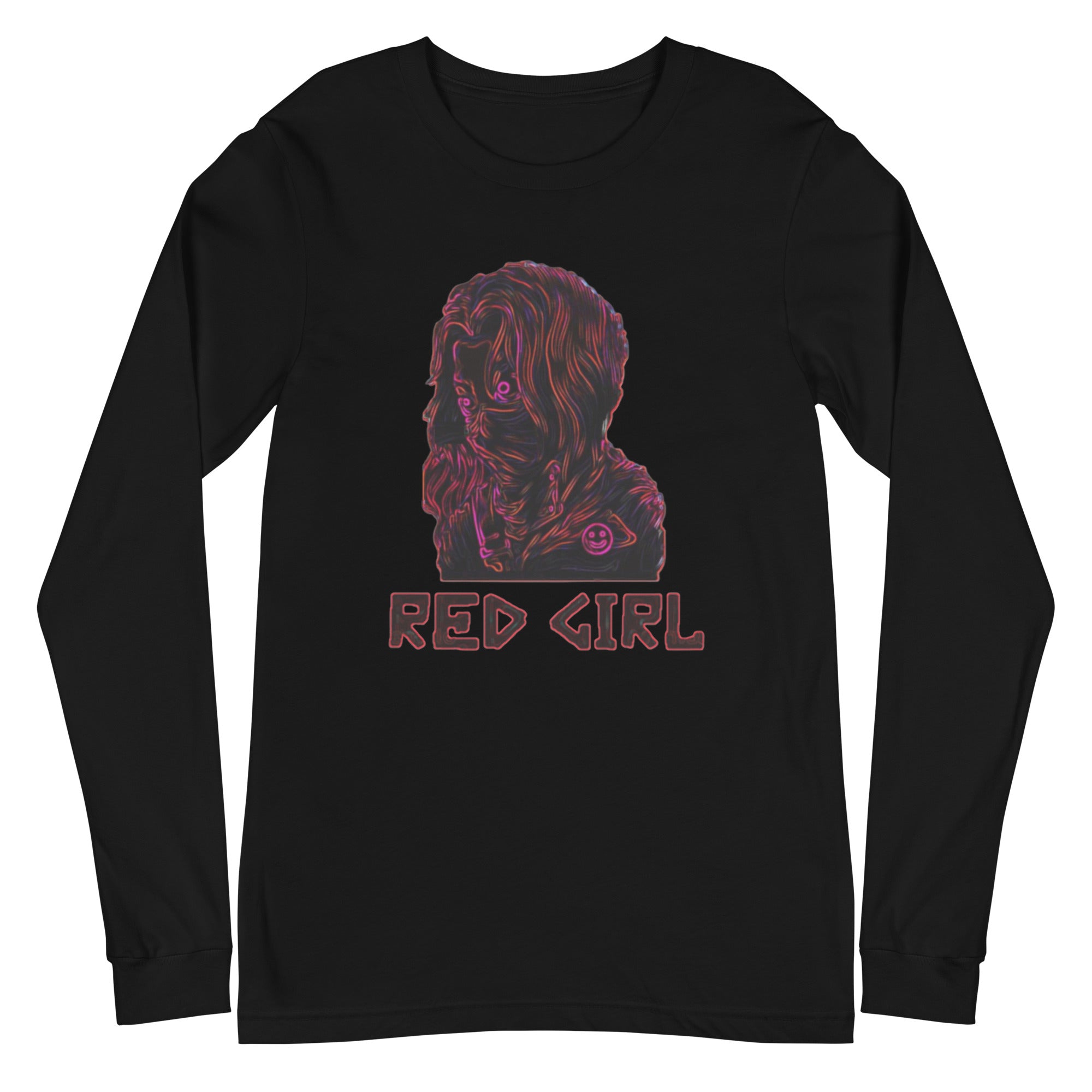 Red Girl Status Women's Long Sleeve Tee