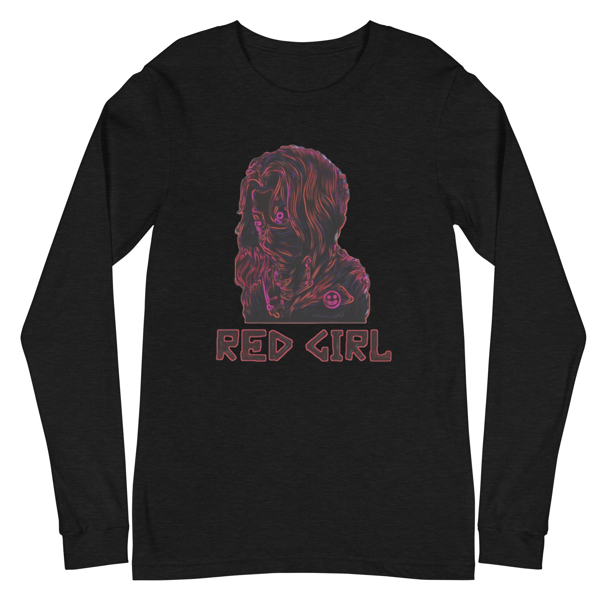 Red Girl Status Women's Long Sleeve Tee