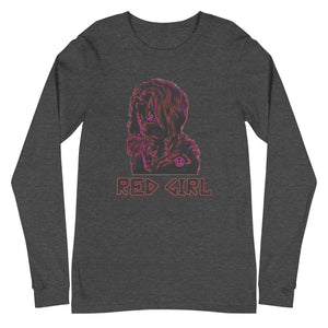 Red Girl Status Women's Long Sleeve Tee