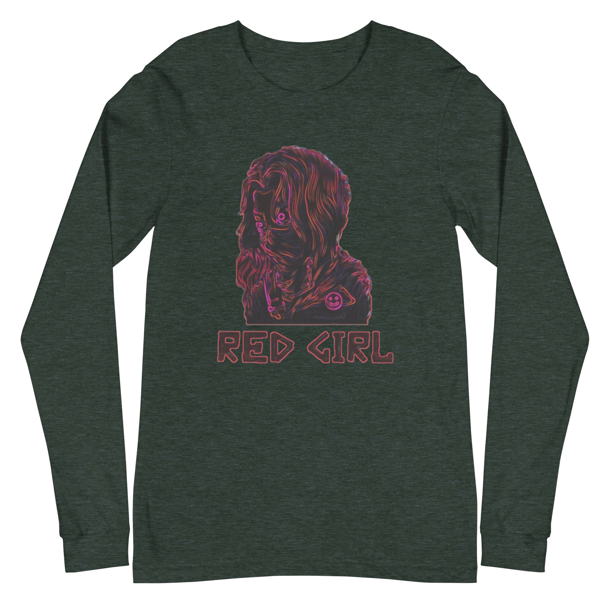 Red Girl Status Women's Long Sleeve Tee