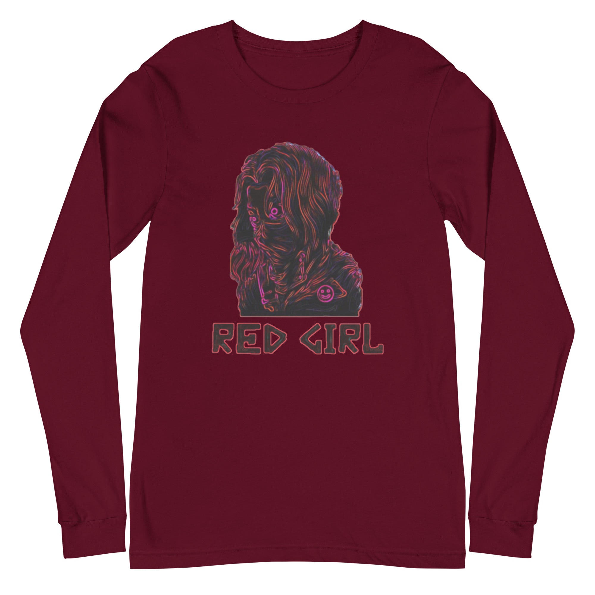 Red Girl Status Women's Long Sleeve Tee