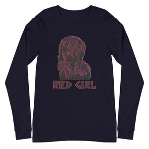 Red Girl Status Women's Long Sleeve Tee