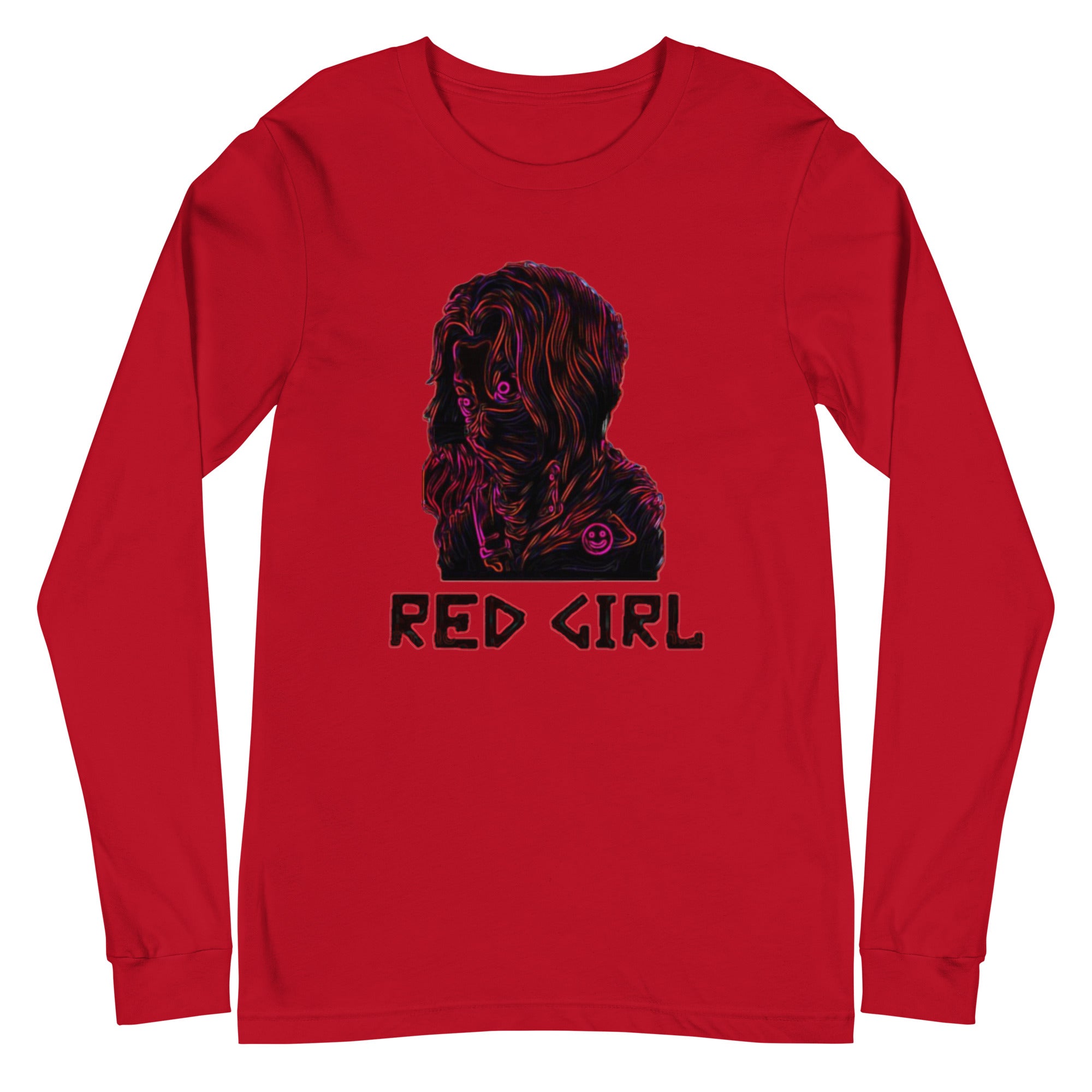 Red Girl Status Women's Long Sleeve Tee