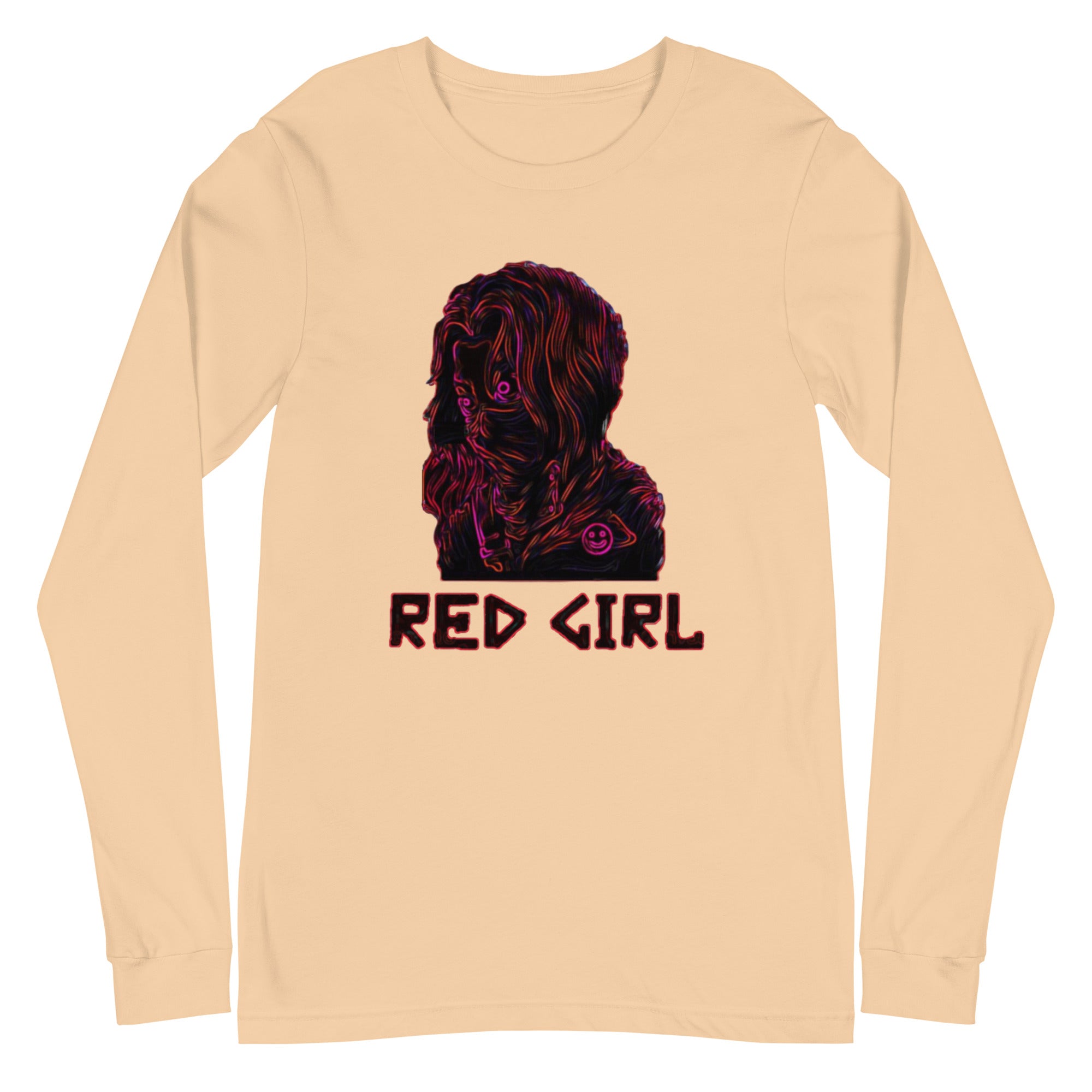 Red Girl Status Women's Long Sleeve Tee