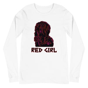 Red Girl Status Women's Long Sleeve Tee